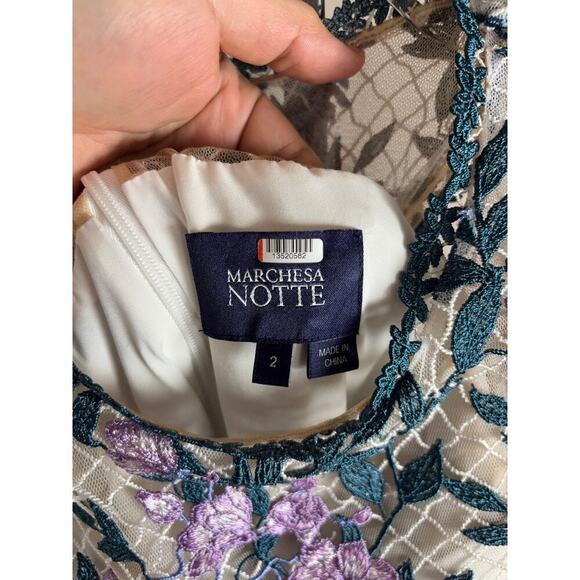 B47 Marchesa Notte Dress Womens 2 Taylor Swift Folklore Bridgerton Whimsical - Picture 10 of 10